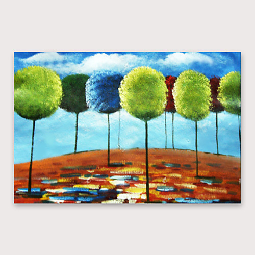 

Oil Painting Hand Painted Horizontal Abstract Landscape Modern Stretched Canvas