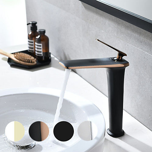 

Bathroom Sink Faucet - Pull out Painted Finishes Other Single Handle One HoleBath Taps