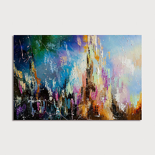 

Oil Painting Hand Painted Horizontal Abstract Modern Stretched Canvas
