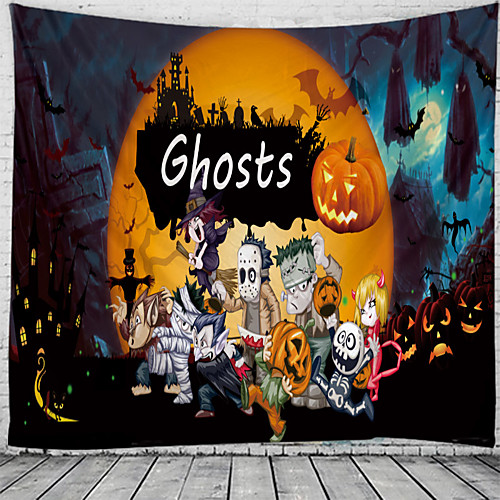 

Classic Theme / Halloween Wall Decor 100% Polyester Classic / Psychedelic Wall Art, 150100 cm Decoration