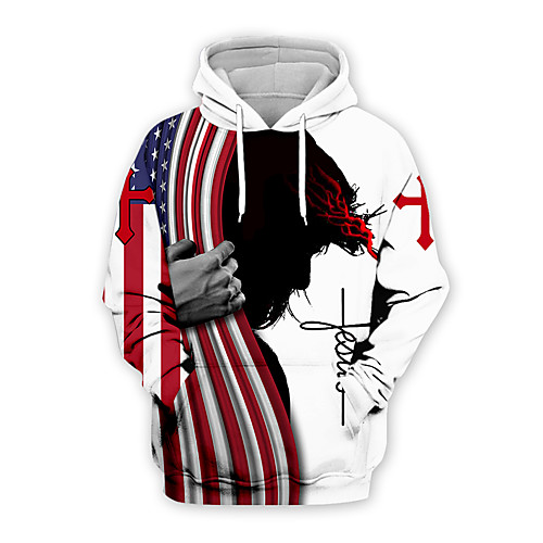 

Men's Pullover Hoodie Sweatshirt Graphic Daily Weekend 3D Print Basic Casual Hoodies Sweatshirts Rainbow