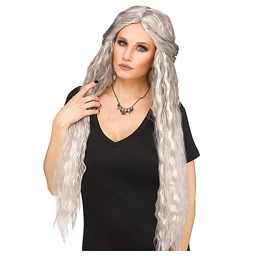 

Cosplay Wig Long Gray wavy Curly Asymmetrical Wig Very Long Grey Synthetic Hair Women's Anime Cosplay Exquisite Gray