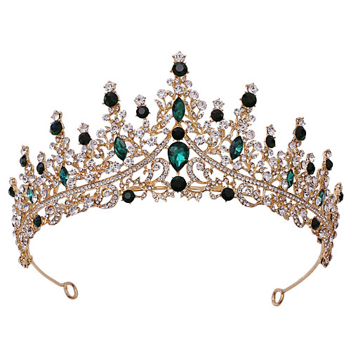 

Women's For Wedding Party Evening Masquerade Jewelry Series Romantic Series Pave Synthetic Diamond Alloy Silver Golden Blue 1pc