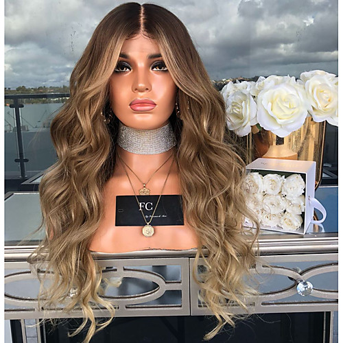 

Synthetic Wig Curly Asymmetrical Wig Very Long Brown Synthetic Hair 26 inch Women's Classic Exquisite Fluffy Brown