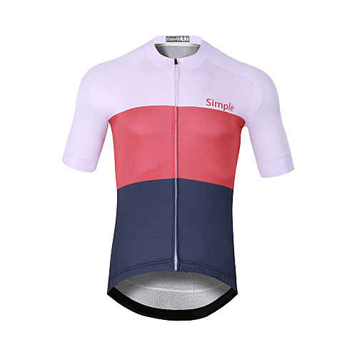 

CAWANFLY Men's Short Sleeve Cycling Jersey GrayWhite Bike Jersey Top Mountain Bike MTB Road Bike Cycling Quick Dry Sports Clothing Apparel / Stretchy