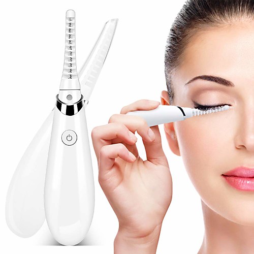 

Heated Eyelash Curler Acavado Electric Eyelash Curler Electronic Eye Lashes Curling Comb Quick Heating Long Lasting USB Rechargeable Natural