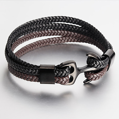 

Personalized Customized Bracelet Titanium Steel Daily Round 1pcs Black Gold Silver / Laser Engraving