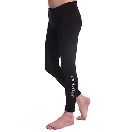 

Jaggad Men's Cycling Tights Winter Spandex Lycra Bike Tights Pants Bottoms Breathable 3D Pad Moisture Wicking Sports Solid Color Black Mountain Bike MTB Road Bike Cycling Clothing Apparel Expert Slim