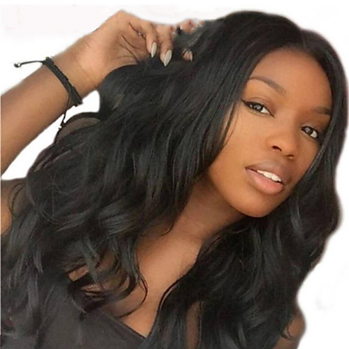 

Synthetic Wig Curly Middle Part Wig Long Black Synthetic Hair Women's Fashionable Design Middle Part Exquisite Black