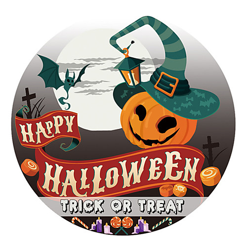 

Halloween Party Halloween Decor Horror Ghost Holiday Wall Stickers Holiday Wall Stickers Toilet Stickers, PVC Home Decoration Wall Decal Wall / Toilet Decoration 1pc 2929cm