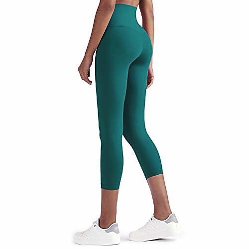 

yoga pants with pockets for women ultra soft leggings with pockets high waist workout pants green