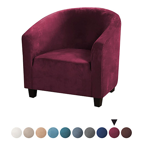 

Club Chair Slipcover Stretch Velvet Armchair CoverSofa Cover Furniture Protector for Living Room Arm Chair Cover Couch Covers