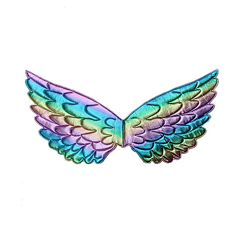 

Princess Wings Girls' Movie Cosplay New Year's Golden Silver Dark Blue Wings Christmas Halloween Carnival Plastics