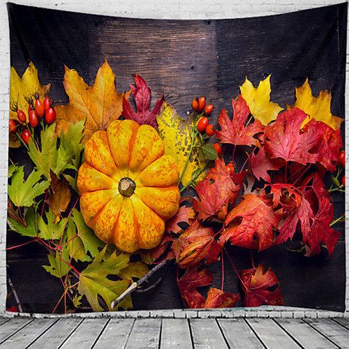 

Harvest Festival Holiday Party Wall Tapestry Art Decor Blanket Curtain Picnic Tablecloth Hanging Home Bedroom Living Room Dorm Decoration Polyester