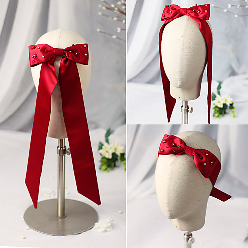 

Chinese Style Headpieces Other Headpiece with Bowknot / Ribbon Tie 1 Piece Wedding Headpiece