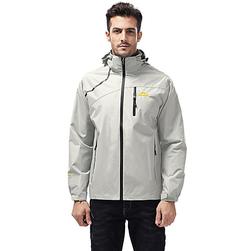 

Men's Long Sleeve Windbreaker Running Skin Jacket Full Zip Outerwear Coat Top Athletic Athleisure Winter Waterproof Lightweight UV Sun Protection Fitness Gym Workout Running Jogging Sportswear Solid