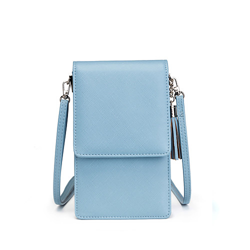 

cyber sale monday deals womens leather crossbody shoulder bag tassel cell phone purse passport card slot travel wallet handbag satchel pouch for airpods iphone 11 pro xs max 6 7 8 plus x xr