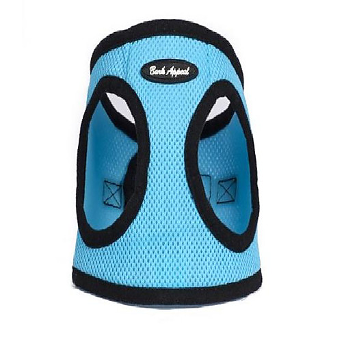 

mesh step in harness, x-small, aqua blue