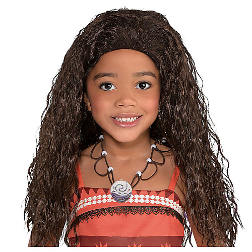 

Cosplay Wig Moana Moana Wavy Pixie Cut Wig Medium Length Dark Brown Synthetic Hair Women's Anime Fashionable Design Cosplay Dark Brown