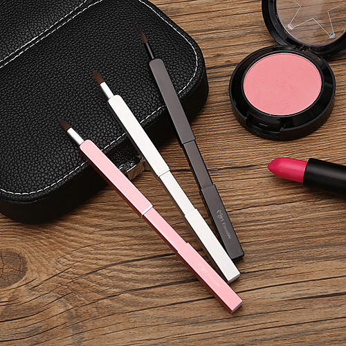 

Beauty Lip Brush Retractable Lipstick Brush Beginner Lipstick Lip Gloss Brush Concealer With Cover Portable Makeup Tool