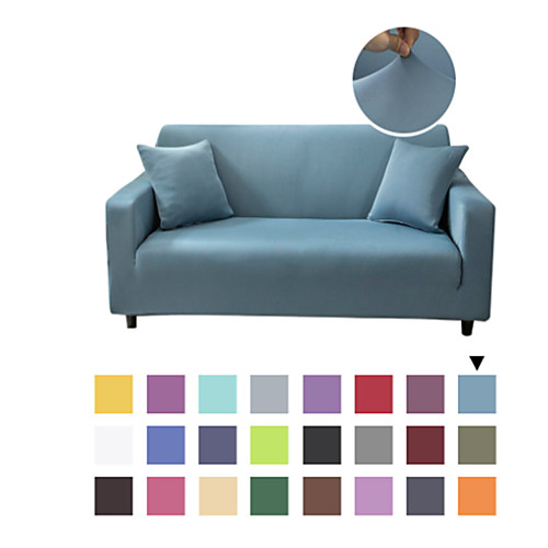 

Sofa Cover Solid Colored / Classic / Contemporary Yarn Dyed Polyester Slipcovers