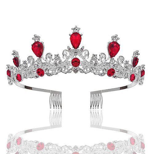 

Crystal / Alloy Tiaras with Crystal / Rhinestone 1 Piece Wedding / Special Occasion Headpiece