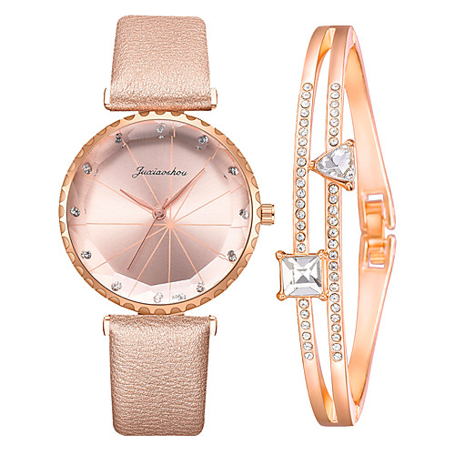 

Women's Quartz Watches Analog Quartz Modern Style Stylish Fashion Chronograph Cute Creative / PU Leather