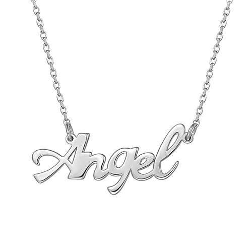 

Personalized Customized Necklace Stainless Steel Letter Gift Daily Promise 1pcs Rose Gold Gold Silver