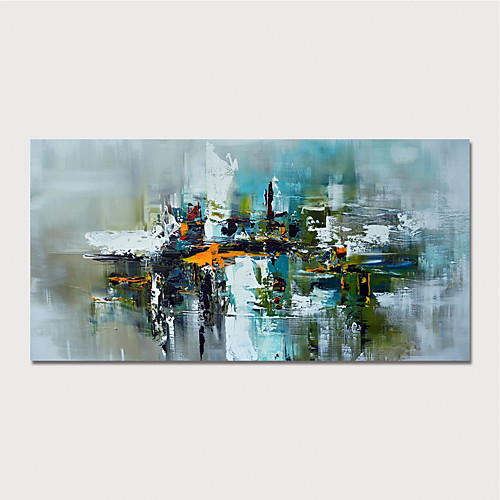 

Oil Painting Hand Painted Horizontal Abstract Modern Stretched Canvas