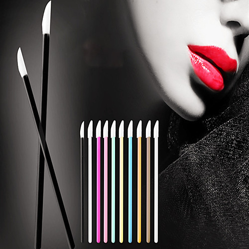 

100 Pcs lip brush stick disposable lipstick brush lip film brush lip glaze brush portable makeup brush eyeliner lip gloss lipstick