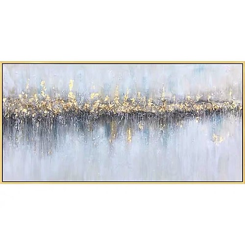 

Oil Painting Hand Painted - Abstract Landscape Comtemporary Modern Rolled Canvas (No Frame)