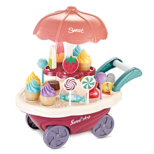 

Ice Cream Cart Toy Toy Car Toy Food / Play Food Ship Ice Cream Simulation Plastics Plastic Kid's Boys' Girls' Toy Gift 1 pcs