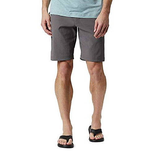 

men's royce peak ii short, water & stain resistant, city grey, 32x10