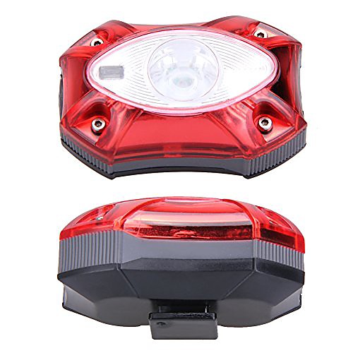

raypal 3w usb rechargeable rear bicycle light waterproof taillight cycling (red)