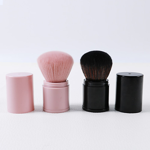 

Single Retractable Two-color Makeup Brush Large Loose Powder Brush Blush Brush Black Pink Portable Makeup Brush Beauty Tool