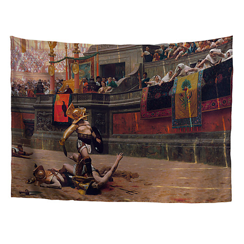 

Wall Tapestry Art Decor Blanket Curtain Picnic Tablecloth Hanging Home Bedroom Living Room Dormitory Decoration Polyester Fiber Arena