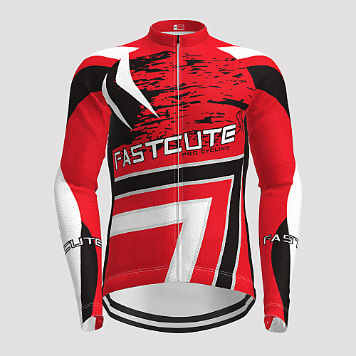 

Men's Long Sleeve Cycling Jersey Winter Yellow Red Blue Novelty Bike Jersey Top Mountain Bike MTB Road Bike Cycling Quick Dry Sports Clothing Apparel / Micro-elastic / Athleisure