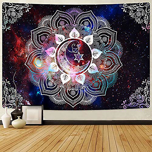 

Mandala Bohemian Wall Tapestry Art Decor Blanket Curtain Hanging Home Bedroom Living Room Dorm Decoration Boho Hippie Psychedelic Floral Flower Lotus Indian