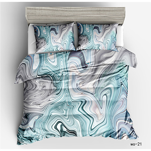 

Abstract Marble Series 3D Print 3-Pieces Duvet Cover Set Hotel Bedding Sets Comforter Cover with Soft Lightweight Microfiber(Include 1 Duvet Cover and 1 or 2 Pillowcases)