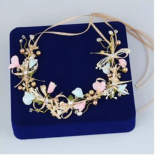 

Other Headpiece with Floral / Bandage 1 Piece Wedding / Special Occasion Headpiece