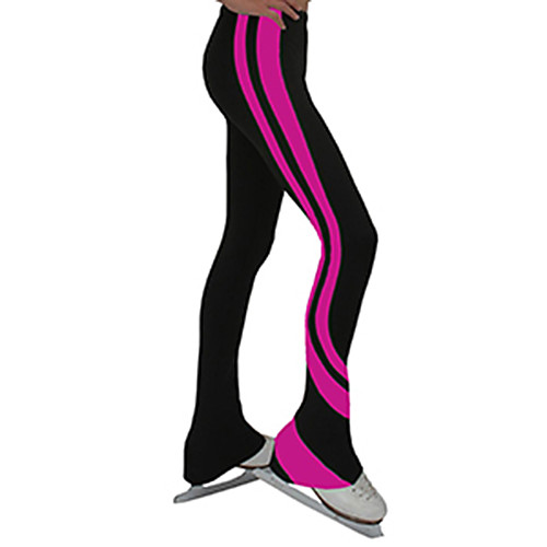 

Figure Skating Pants Women's Girls' Ice Skating Pants / Trousers Bottoms White Purple Fuchsia Spandex High Elasticity Training Competition Skating Wear Warm Classic Ice Skating Winter Sports Figure