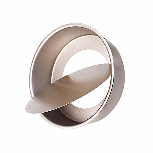 

kitchen tools cake mould 6 inch 8 inch anode live bottom small cake mold qifeng consumer and commercial baking tool material baking gloves (color : golden, size : 8 in)