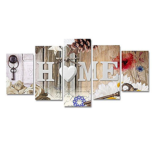 

modren heart of love home art abstract flowers canvas painting print artwork wall picture for bedroom wall decor