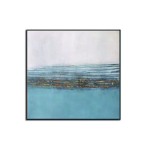 

Oil Painting Hand Painted Vertical Abstract Landscape Comtemporary Modern Rolled Canvas (No Frame)