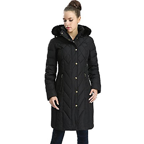 

women's addi waterproof down parka coat black plus size 2x
