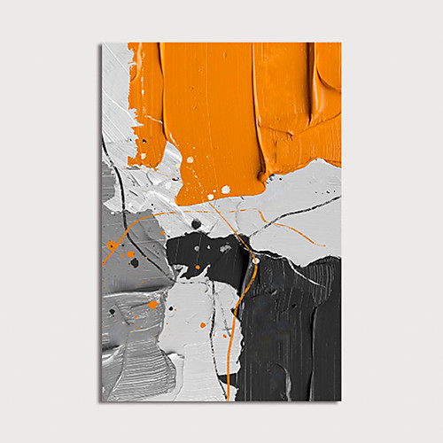 

Oil Painting Hand Painted Vertical Abstract Modern Stretched Canvas