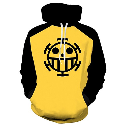 

Inspired by One Piece Trafalgar Law Cotton Print Coat For Men's