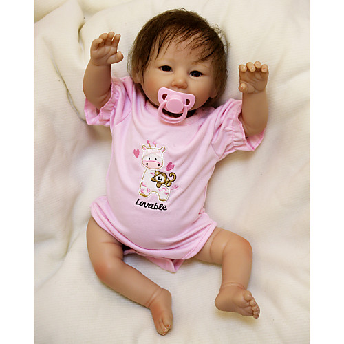 

Otard Dolls 18 inch Reborn Baby Doll Baby Boy Baby Girl lifelike Gift Cute Tipped and Sealed Nails Natural Skin Tone 3/4 Silicone Limbs and Cotton Filled Body with Clothes and Accessories for Girls
