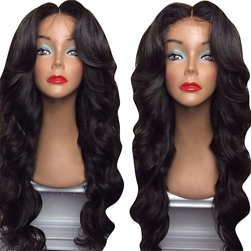 

Synthetic Wig Body Wave with Baby Hair Wig Very Long Light Brown Natural Black Red Synthetic Hair 60-64 inch Women's Classic New Arrival Comfortable Red Black
