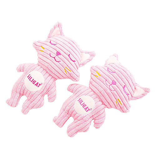 

Squeaking Toy Dog Chew Toys Interactive Toy Dog Cat 1pc Animal Pet Friendly Cotton Gift Pet Toy Pet Play